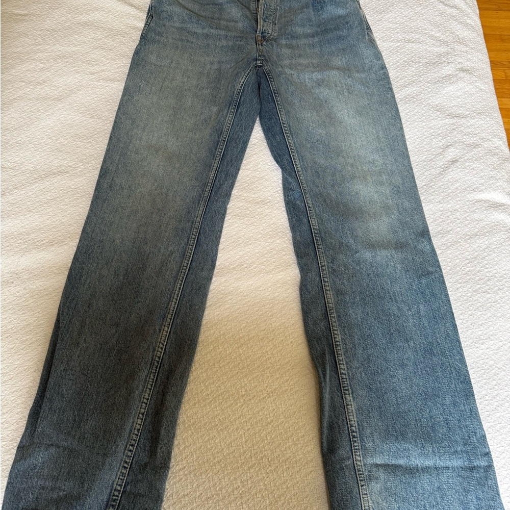 Re/Done Straight Leg Jeans